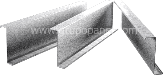 Perfil tipo Z laminado en frio